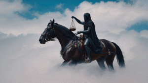 black horse, third seal